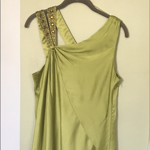Aidan Mattox Green Dress